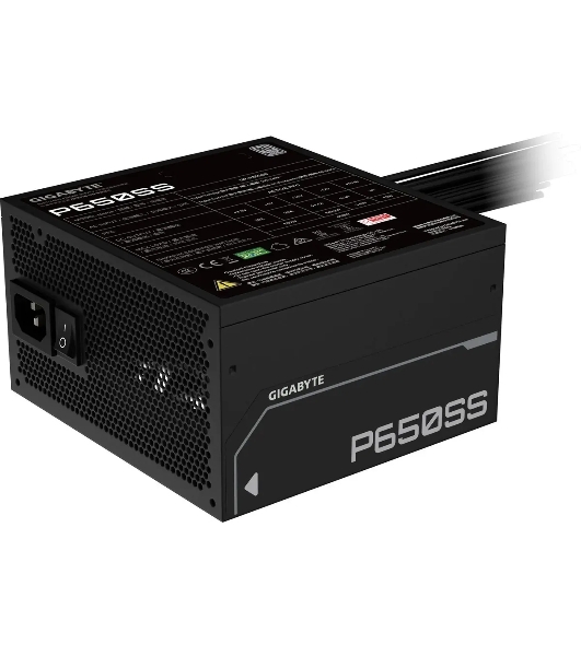 Блок питания Gigabyte ATX 650W GP-P650SS 80 PLUS silver (20+4pin) APFC 120мм fan 5xSATA RTL