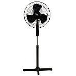 Вентилятор Oasis VF-50PB чёрный, напольный, 50 Вт, 3 скорости, 40 см (2 шт в упак.), фото 1