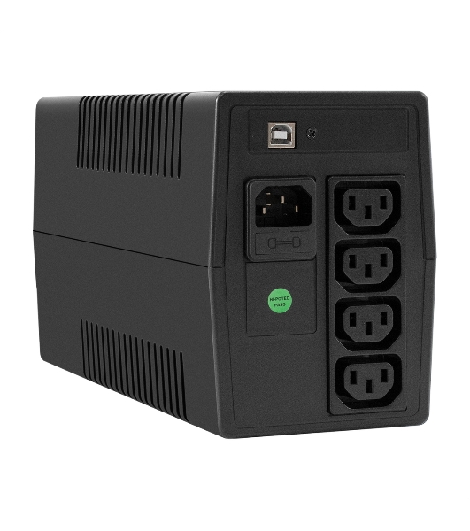Источник бесперебойного питания ExeGate Smart LB-1000.LCD.AVR.4C13.USB (1000VA/650W, LCD, AVR, 4*C13, USB, батарея 12V 9Ah, черный)