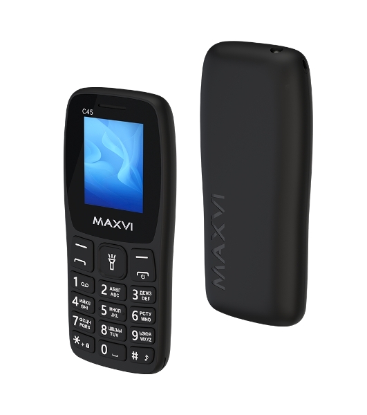Мобильный телефон Maxvi C45 черный