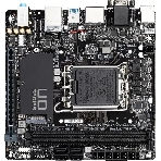 Материнская плата Gigabyte H610I, LGA 1700, Intel H610, 2xDDR5, 4xSATA, 1xM.2, 1xPCIe 4.0 x16, 1xHDMI, 1xVGA, 2xDP, 1x 1Gb LAN, 2xUSB-A 3.2 Gen 1, 4xUSB-A 2.0, 3x 3.5 мм, 7.1, Mini-ITX, фото2