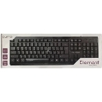 Клавиатура Qumo Office Element K65 проводная, USB Type-A, чёрный, фото 1