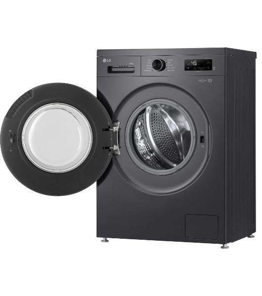 Стиральная машина LG F2Y1WS6J темно-серый, загрузка фронтальная 6,5 кг, 1200 об/мин., класс: A