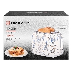 Тостер BRAYER BR2103 белый, 1080 Вт, 2 слота, фото4