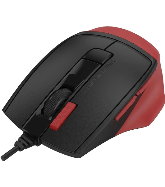 Мышь проводная A4Tech Fstyler FM45S Air красный/черный, 2400 dpi, USB, кнопки - 7