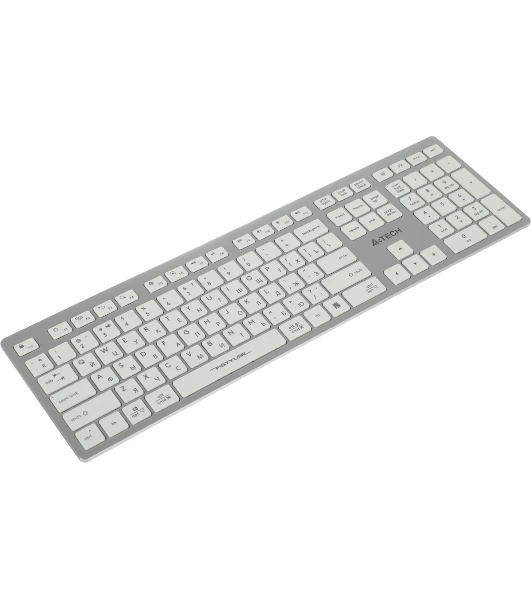 Клавиатура проводная A4Tech Fstyler FX50, USB, белый