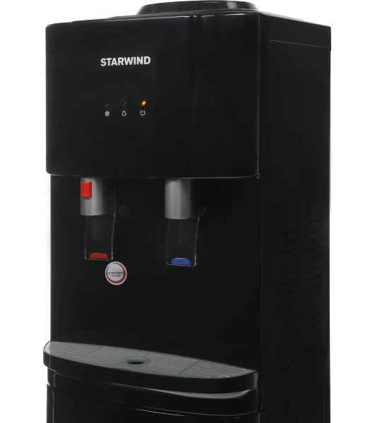 Кулер для воды Starwind SW-1113EB, верхняя загрузка, нагрев 95 °С, охлаждение 10 °С, черный