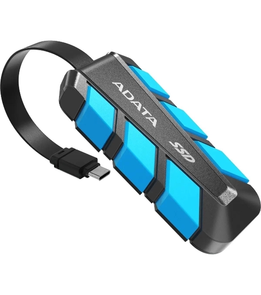 Внешний SSD ADATA SC740, 2TB, USB 3.2 Gen 2 Type-C, R/W 1050/1000, синий