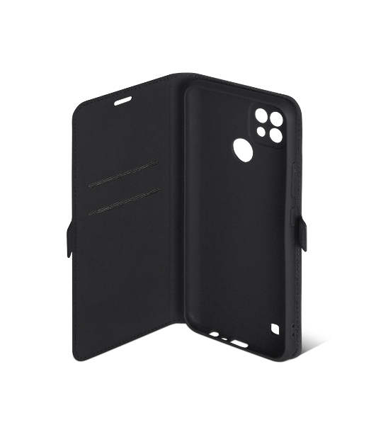 Чехол (флип-кейс) DF rmFlip-16, для Realme C21, черный df rmflip-16 (black)