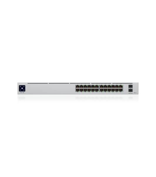 Коммутатор в стойку Ubiquiti UniFi Professional 24Port Gigabit Switch with Layer3 Features and SFP+ USW-Pro-24-EU, 24х 1G RJ45, 2х 10G SFP+