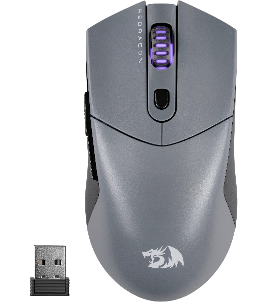 Мышь беспроводная/проводная REDRAGON St4r Pro черный, 26000 dpi, радиоканал, Bluetooth, USB, кнопки - 6