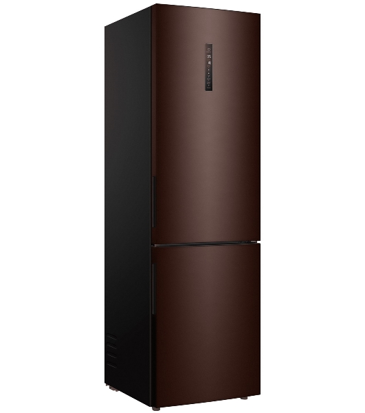 Холодильник Haier C4F740CLBGU1 коричневый двухкамерный 286/115л морозилка снизу, No Frost
