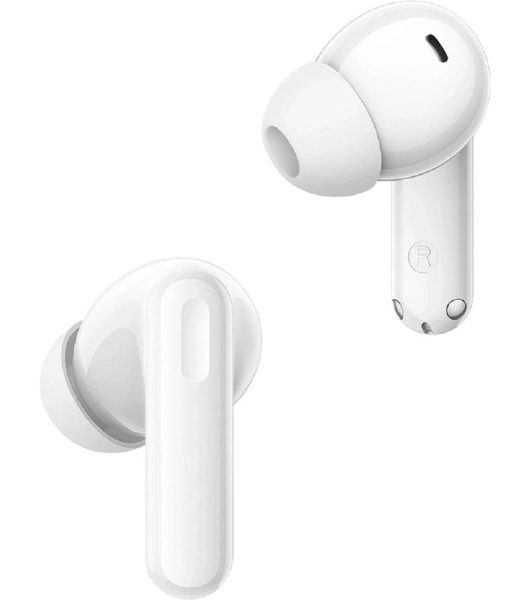 Наушники TWS Realme Buds TechLife белый, внутриканальные, Bluetooth, до 7 ч