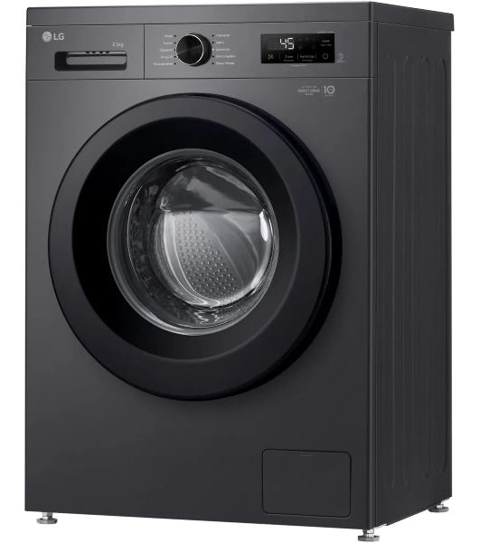 Стиральная машина LG F2Y1WS6J темно-серый, загрузка фронтальная 6,5 кг, 1200 об/мин., класс: A
