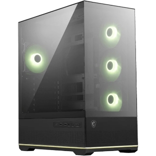 Компьютерный корпус MSI MAG Pano 110R PZ черный без БП ATX 6x120мм 7x140мм 2xUSB 3.0 1xUSB3.1 audio AirDuct bott PSU