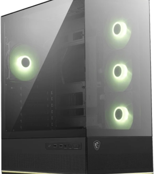 Компьютерный корпус MSI MAG Pano 110R PZ черный без БП ATX 6x120мм 7x140мм 2xUSB 3.0 1xUSB3.1 audio AirDuct bott PSU