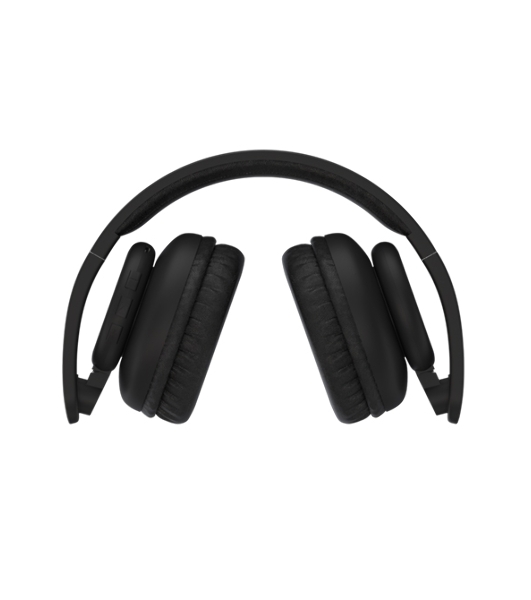 Беспроводные наушники Maxvi MHF-200BT черный, полноразмерные, Bluetooth, встроенный микрофон, до 15 ч
