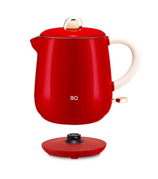 Чайник электрический BQ KT1717P Red. Мощность:1000 Вт, Объем 0,6л