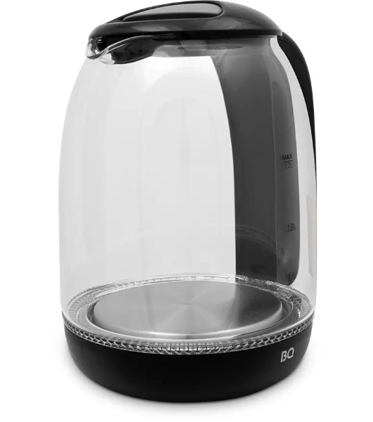 Чайник электрический BQ KT1830G, 2200Вт, 1.7л, черный