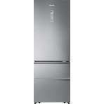 Холодильник Hisense RT641N4ACE серый, двухкамерный, 366/169, морозилка снизу, No Frost, фото 1