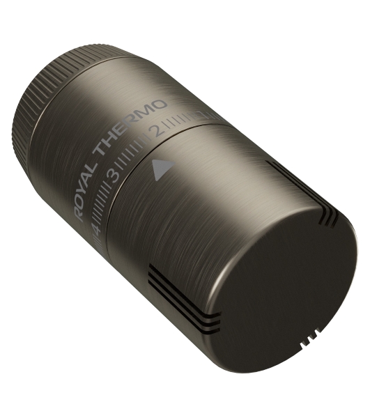 Термоголовка жидкостная Royal Thermo Design М30х1,5 (никель матовый)