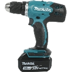 Дрель-шуруповерт Makita DDF453RFE, 18 В, 3 Ач, 42 Нм, щеточный, фото16
