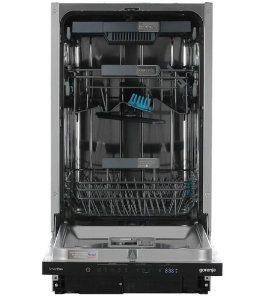Встраиваемая посудомоечная машина Gorenje GV572D10, черный, 44.8 см, 11 компл., 44 дБ, класс A+++