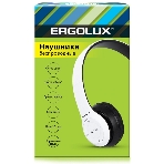 Беспроводные/проводные наушники Ergolux ELX-BTHP01-C01 белый, накладные, Bluetooth + проводной, до 8 ч, фото2