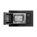 Встраиваемая микроволновая печь Kuppersberg HMW 621 B, объем 20 л, мощность 800 Вт, 5 уровней мощности, гриль, 8 автоматических программ, размораживание, кнопочное управление/утапливаемый поворотный переключатель, черный, фото2