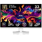 Монитор 31.5' MSI MPG 321URXW QD-OLED 3840x2160, 240 Гц, 0.03 мс, 16:9, 250 кд/м², 2xHDMI 2.1, DP 1.4, USB-C (90 Вт), 3.5 Jack, USB Hub (2x USB 2.0), HDR10, черный, фото 1