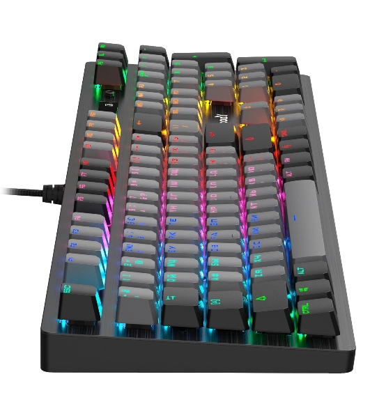 Клавиатура проводная A4Tech Bloody B828N USB черный/серый