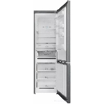 Холодильник Hotpoint HT 7201I MX O3 нержавеющая сталь двухкамерный 239/83 л морозилка снизу, No Frost, фото2