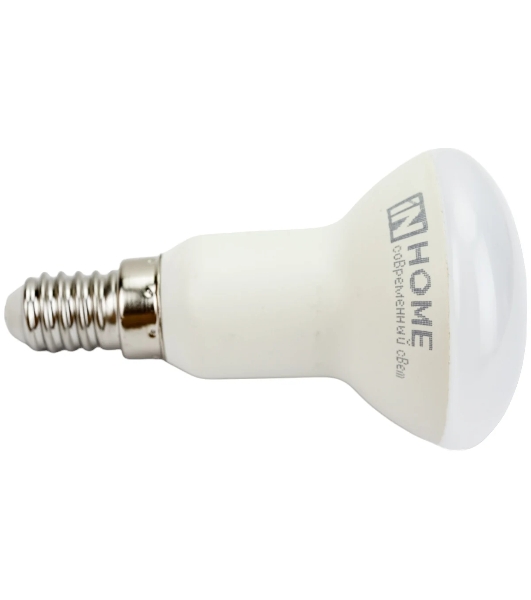 Лампа светодиодная IN HOME LED-R50-VC (4690612024264) 6 Вт 4000К нейтр. белый E14 525лм 230В