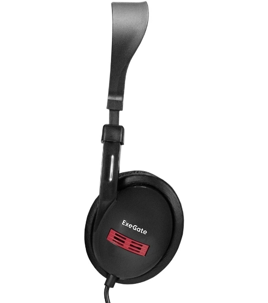 Гарнитура Exegate HS-120S чёрный, проводная, 2 x mini jack 3.5 мм, подвижный микрофон