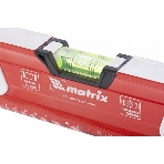 Уровень Matrix алюминиевый, магнит фрезеров 3 глазка 2 комп, рукоятки, 1200 мм, фото2