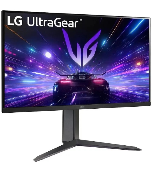 Монитор 27' LG UltraGear 27GS65F-B IPS 1920x1080, 180 Гц, 1 мс, 16:9, 400 кд/м2, 1xHDMI, 1хDP, 1x3.5 мм, черный