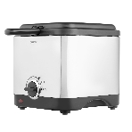 Фритюрница Centek CT-1430 900 Вт объем 1,5лЧаша - антипригарная, стальной корпус, окно, фото 1