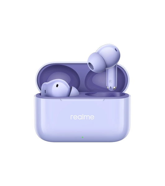 Наушники TWS Realme Buds T200 фиолетовый, внутриканальные, Bluetooth, до 30 ч