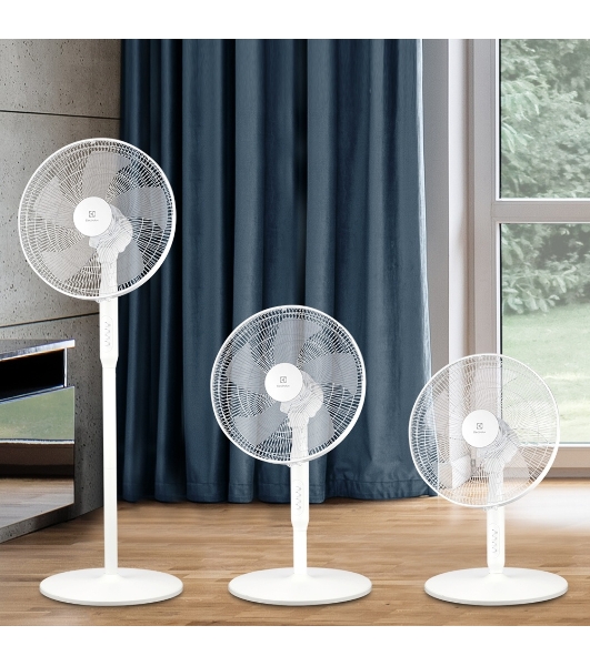 Вентилятор Electrolux EFF-1006W белый, напольный, 50 Вт, 3 скорости, 40 см