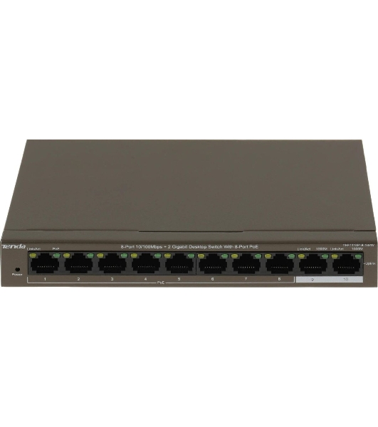 Коммутатор Tenda TEF1110P-8-102W 8PORT 100M 8POE