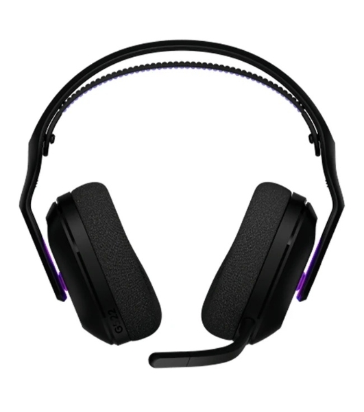 Гарнитура Logitech G522 Lightspeed чёрный, беспроводная + проводная, Bluetooth 5.3/USB, радиус 30 м, подсветка, съёмный микрофон