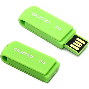 Флешка USB 2.0 QUMO 32Gb Twist Pistachio QM32GUD-TW-Pistachio