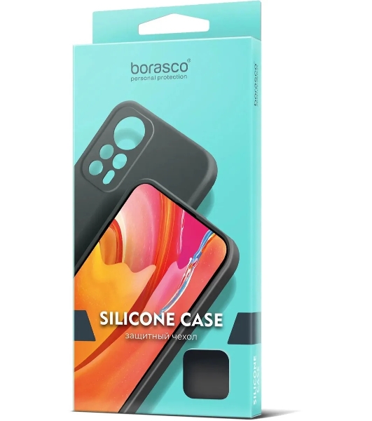 Чехол (клип-кейс) BoraSCO для Infinix Hot 40 черный (72732)