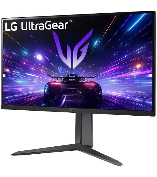 Монитор 27' LG UltraGear 27GS65F-B IPS 1920x1080, 180 Гц, 1 мс, 16:9, 400 кд/м2, 1xHDMI, 1хDP, 1x3.5 мм, черный
