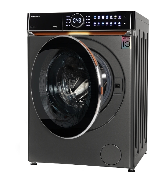 Стиральная машина HIBERG i-DDQ10 - 814 Sd Темно-серый загр. фронтальная макс.: 8 кг 1400 об/мин класс: А+++