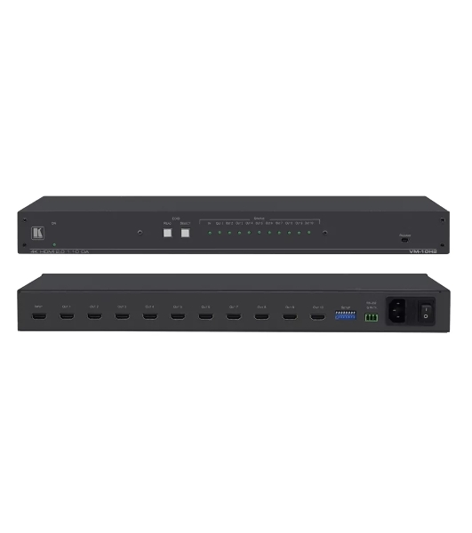 Усилитель-распределитель Kramer Electronics VM-10H2 1:10 HDMI; поддержка 4K, HDMI 2.0