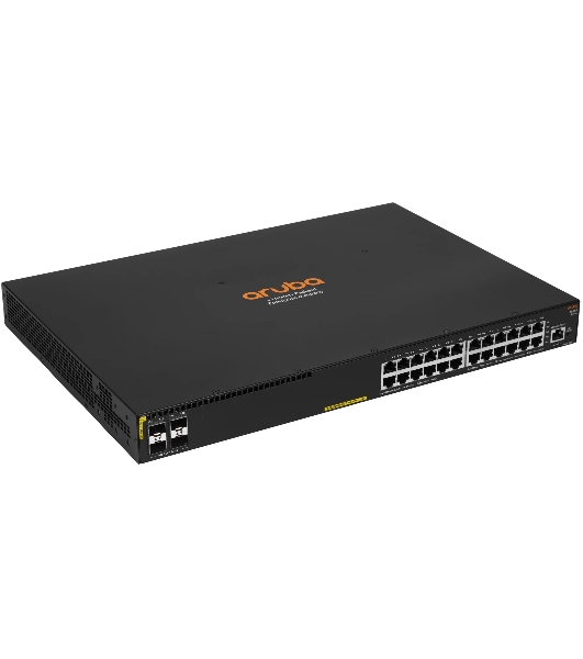 Коммутатор HPE Aruba 2930F 24G 4SFP+, 24×1 Гбит/с + 4×10 Гбит/с SFP+, управляемый