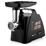 Мясорубка электрическая BRAYER BR1606 черный, 1800 Вт, 2.0 кг/мин, реверс, защита от перегрузки, насадки - 5, фото 1