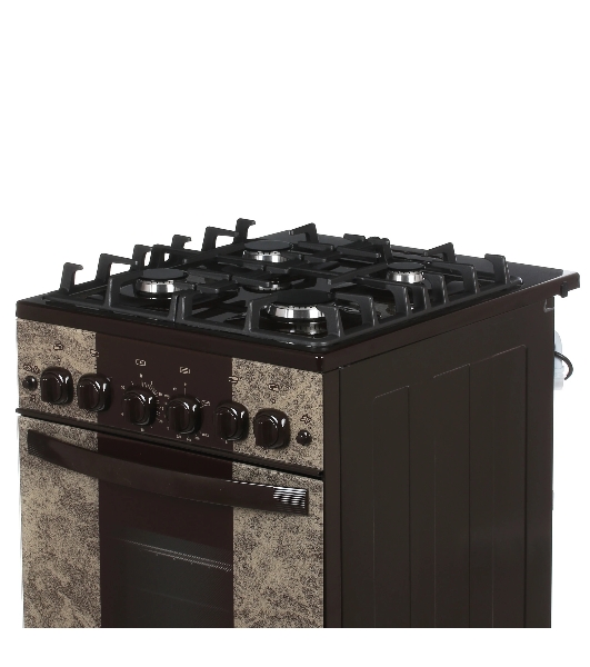 Плита газовая Gefest 5500-02 0114 коричневый, конфорок 4 шт, духовка 52 л, 50 см x 85 см x 58.5 см