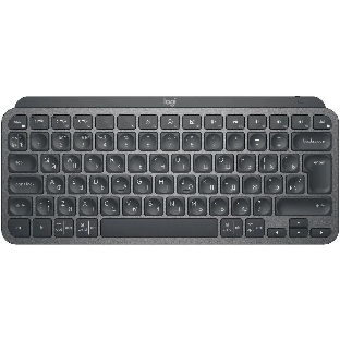 Клавиатура беспроводная Logitech MX Keys Mini (920-010501), USB, Bluetooth/Радиоканал, темно-серый/черный